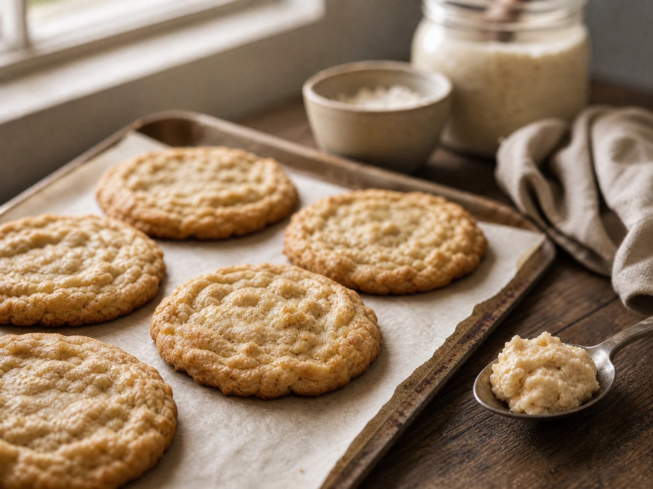 Freshly baked the best sourdough cookie recipes (and how to make any cookie sourdough), photographed on a warm cream background