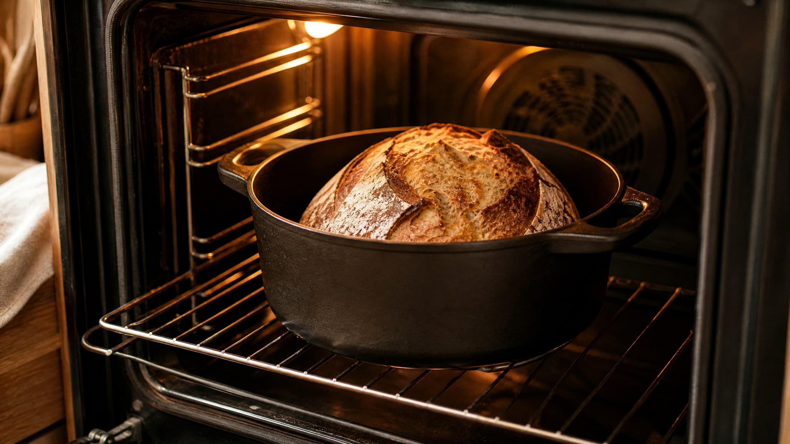 Convection Bake vs Bake: Which for Sourdough? guide illustrated on a warm cream background