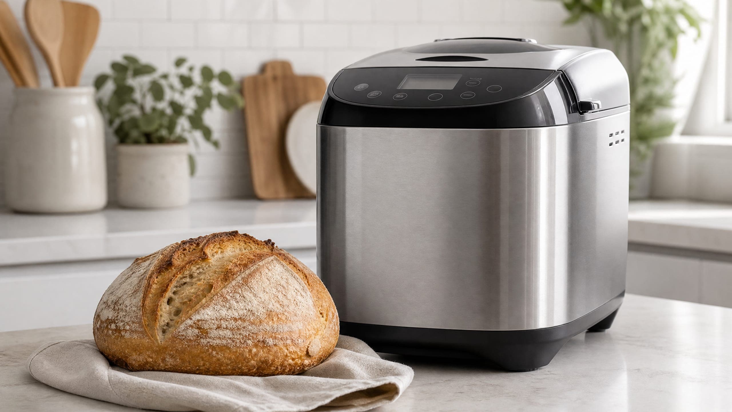 Best Bread Machine for Sourdough — gear photographed on a warm cream background